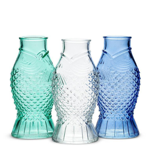 Fish Glass Vase — Small