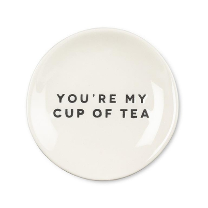 Petite assiette en grès - You're My Cup of Tea -