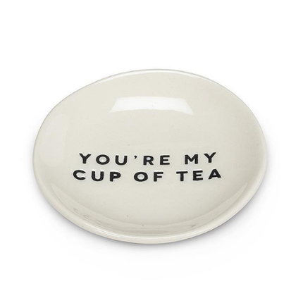 Petite assiette en grès - You're My Cup of Tea -