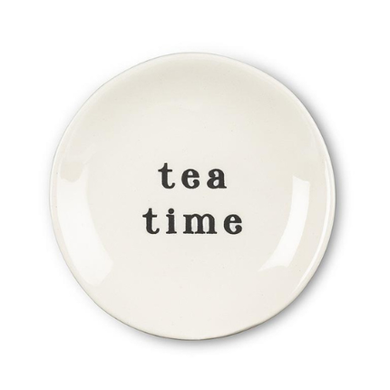 Petite assiette en grès — Tea Time
