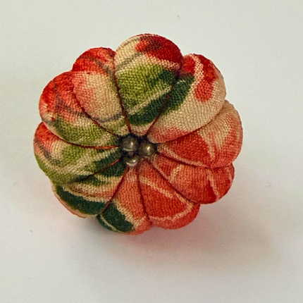Bague florale en tissu - M3