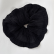 Oversized Korean Pleated Scrunchie - Black