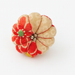 Bague florale en tissu (M1)