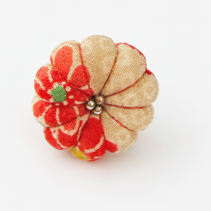 Floral Fabric Ring – M1