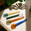 Glass Spoon - Green & Purple (Sets of 1, 2 & 4)