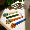 Glass Spoon - Green & Purple (Sets of 1, 2 & 4)